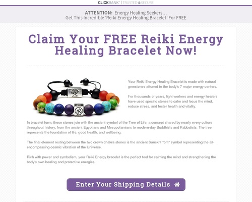 Reiki Energy Healing Bracelet