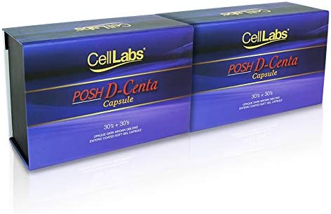 2 Packs CellLabs Posh D-Centa Deer Placenta Stemcell Supplement – High Antioxidants Functional Therapeutic Supplement, Resveratrol, For Immune Support, Skin Health, Well-Being 120 capsule for 4 Months