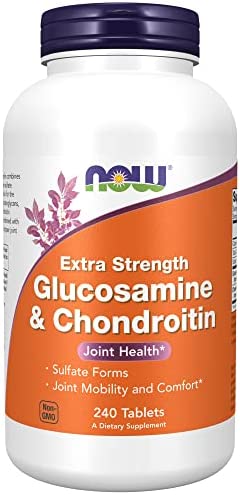 NOW Supplements, Glucosamine & Chondroitin Extra Strength, Sulfate Forms, 240 Tablets