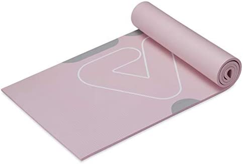 FILA Accessories Exercise Mat - Extra Thick Yoga Mat for Fitness & Floor Gym Workouts - Includes Carrier Strap, 72" L x 24" W x 10mm