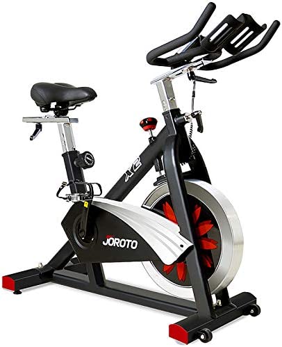 JOROTO Belt Drive Indoor Cycling Bike with Magnetic Resistance Exercise Bikes Stationary ( 300 Lbs Weight Capacity ) (Updated)