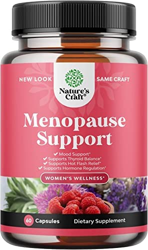 Natural Menopause Supplements for Women - Perfect for Estrogen Balance, Night Sweats & Hot Flashes Menopause Relief - Black Cohosh for Menopause with Chasteberry & Dong Quai