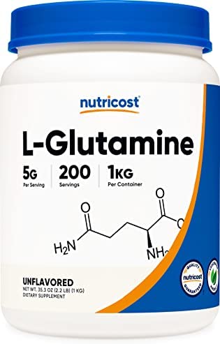 Nutricost L-Glutamine Powder 1 KG - Unflavored, Non-GMO, Gluten Free