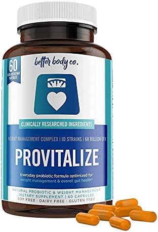 Original Provitalize | Natural Menopause Probiotics for Weight Gain, Hot Flashes, Night Sweats, Low Energy, Mood Swings, Gut Health. Unique Probiotics Formula