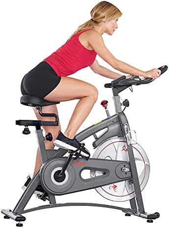 Sunny Health & Fitness Endurance Indoor Cycling Exercise Bike with Magnetic Resistance and Optional Exclusive SunnyFit™ App and Smart Bluetooth Connectivity