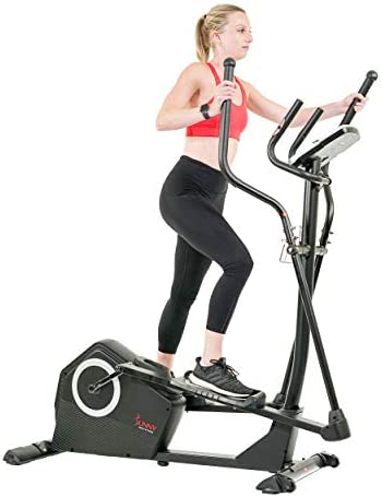 Sunny Health & Fitness Programmable Cardio Elliptical Trainer - SF-E3890, Black