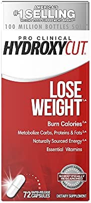 Weight Loss Pills for Women & Men | Hydroxycut Pro Clinical | Weight Loss Supplement Pills | Energy Pills to Lose Weight | Metabolism Booster for Weight Loss | Weightloss & Energy Supplements, 72 Caps