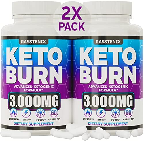 (2 Pack) Keto Pills - Lean Keto Diet Pills - Weight Fat Management Loss - Ultra Fast Prime Keto Supplement for Women and Men - Optimal Max Keto - 120 Capsules