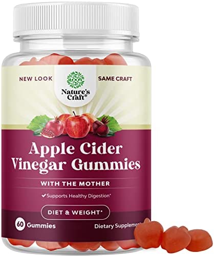 ACV Apple Cider Vinegar Gummies - Natural Energy Supplement ACV Gummies with Mother for Body Cleanse Immune Support and Gut Health - Apple Cider Vinegar with the Mother Vitamin B12 and Beet Root