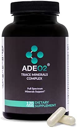 ADEO2 - Trace Minerals Immune Support Supplement with Vitamin D and Essential Ionic Form Minerals – Vegan, Gluten-Free, & Non-GMO - 120 Capsules - 285mg of Full Spectrum Ionic Trace Minerals Blend