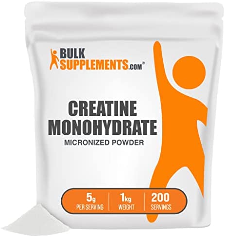 BulkSupplements.com Creatine Monohydrate Powder - Micronized Creatine Powder - Creatine Powder - Creatine Nutritional Supplements - Pre Workout with Creatine (1 Kilogram - 2.2 lbs)