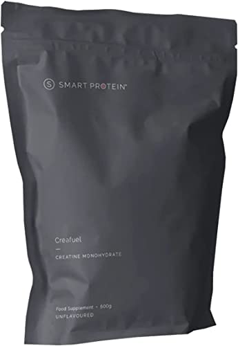 Creafuel Creatine Monohydrate Powder Unflavored by Smart Protein - 500g - 45 Servings - Micronized Creatine for Women or Men - Creatine Pre Workout or Post Workout