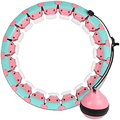 Hayat Fitness Weighted Smart Hula Hoop for Adults Weight Loss, Adjustable Hula Hoop for Adults and Kids, 20 Sections Detachable Fitness Smart Hula Hoop with Adjustable Weight