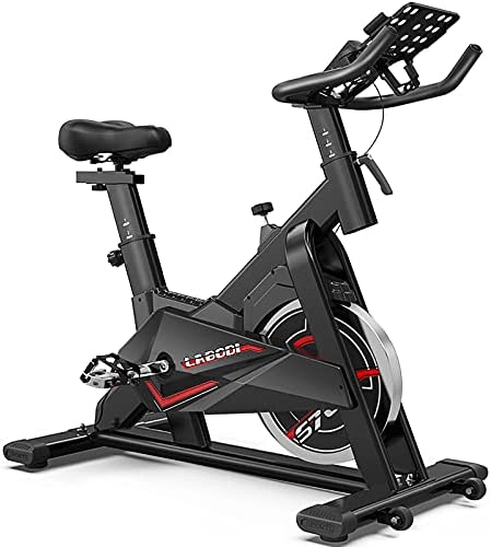 LABODI Exercise Bike, Stationary Indoor Cycling Bike, Cycle Bike for Home Cardio Gym, Belt Drive Workout Bike with 35 LBS Flywheel, Thickened Frame Upgraded Version