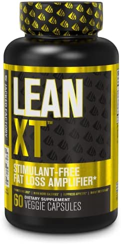 Lean-XT Non Stimulant Fat Burner - Weight Loss Supplement, Appetite Suppressant, & Metabolism Booster with Acetyl L-Carnitine, Green Tea Extract, & Forskolin - 60 Natural Diet Pills