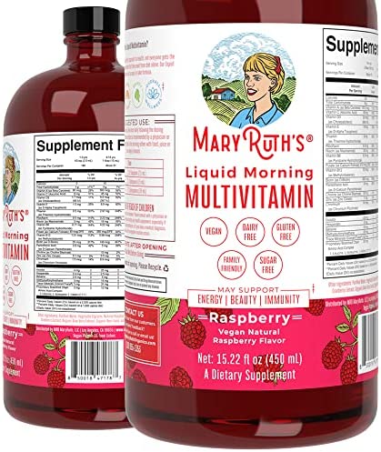 Multivitamin | Multivitamin for Women, Men & Kids | Liquid Vitamins for Adults & Kids | Immune Support Supplement | Energy Support | Beauty Booster | Vegan | Non-GMO | Gluten Free | 15 Servings