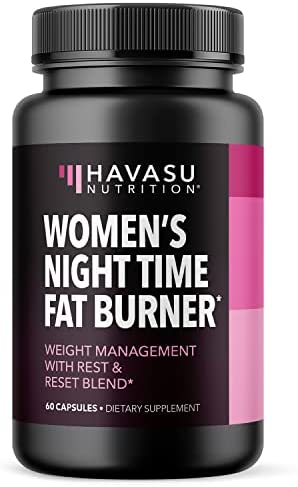 Night Time Fat Burner Weight Loss Pills for Women | Ultimate Appetite Suppressant for Late Night Cravings & Fat Burn