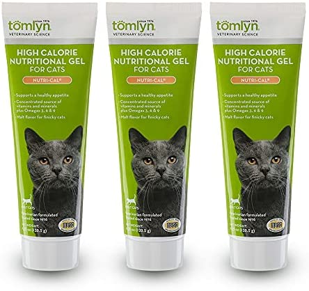 Nutri-Cal for Cats High Calorie Dietary Supplement, 4.25-Ounce Tube (Pack of 3)