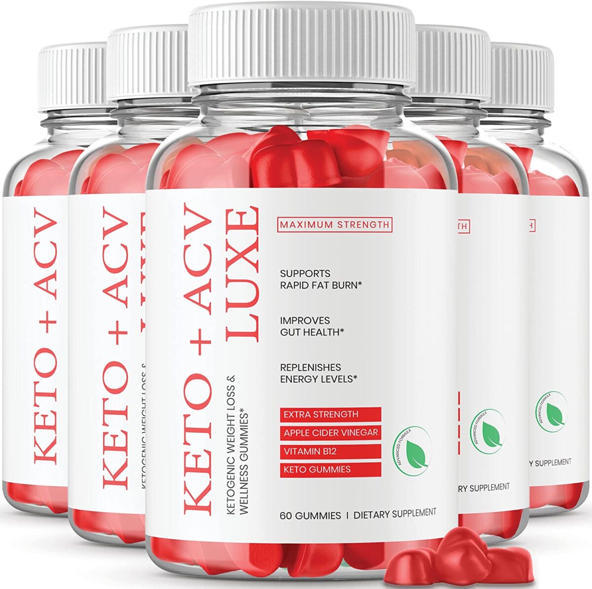 (5 Pack) Keto Luxe Gummies - Official Formula, Vegan, Keto Lux Gummies, Keto ACV Luxe Gummies Luxe Keto ACV Gummies Keto ACV Luxe Gummy AVC (300 Gummies)