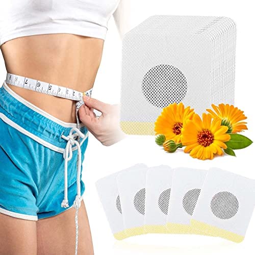 Belly Button P_ātch, Parches para Bajar de Peso Rapido,Natural Plant Belly Sticker for Men and Women (120Pcs/Box)