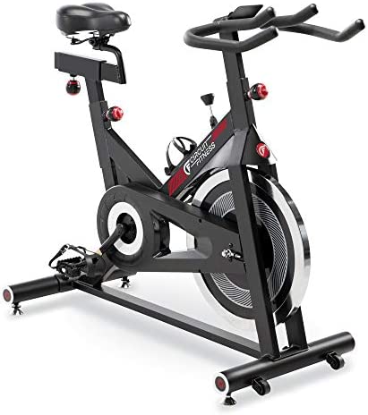 Circuit Fitness Club 30 lbs. Flywheel Revolution Cycle for Cardio Workout – Adjustable Manual Resistance Mechanism