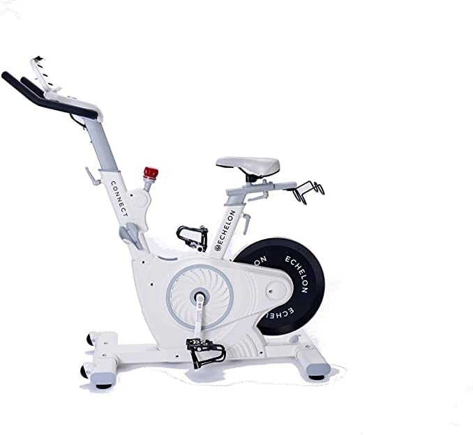 Echelon EX3 Smart Connect Fitness Bike, White (Renewed Premium) (ECH01-EX3-WHITE-CR)