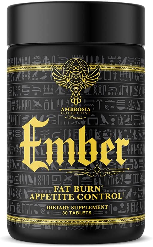 Ember™ Thermogenic Fat Burner & Appetite Support Supplement Pills for Healthy Weight Management, Appetite Support for Men and Women with CapsiMax™, African Mango, and CoQ10