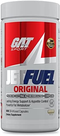 GAT Sport JetFuel Original - Weight Loss Supplement, Energy Booster, Fat Burner, Appetite Suppressant (144 Capsules) Product Name