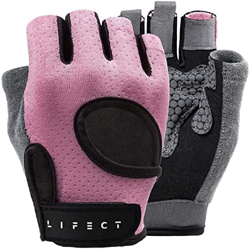 KANSOON Essential Breathable Workout Gloves, Weight Lifting Fingerless Gym Exercise Gloves with Curved Open Back, for Powerlifting, Women and Men