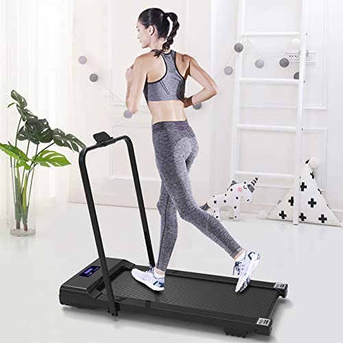 MengK 1HP Under-Desk Walking Treadmill Jogging Exercise Machine Remote Control Home