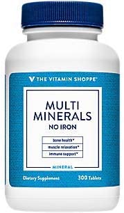 Multi Minerals with Boron Vitamin D No Iron 300 Tablets by The Vitamin Shoppe