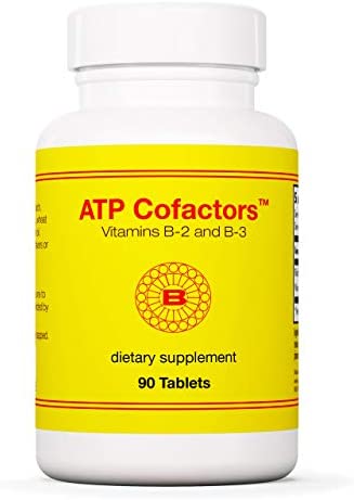 Optimox ATP Cofactors - High Potency Vitamin B Complex - Niacin and Riboflavin - Nutritional Support Supplement - 90 Tablets