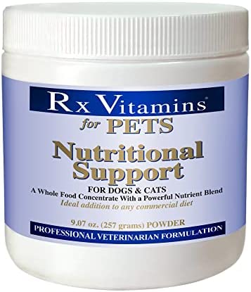 Rx Vitamins Nutritional Support for Dogs & Cats - Nutrient-Filled Food Supplement Powder - Veterinarian Formulated - 9.07 oz Powder