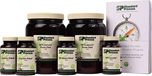 Standard Process Purification Kit with SP Complete Dairy Free and Gastro-Fiber - Weight Management and Detox and Liver Support with Milk Thistle, Rice Protein, Fiber, Choline, and Calcium