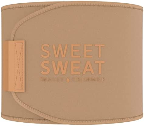 Sweet Sweat Waist Trimmer 'Toned' for Women and Men | Premium Waist Trainer Belt to Tone your Stomach & Sweat More!