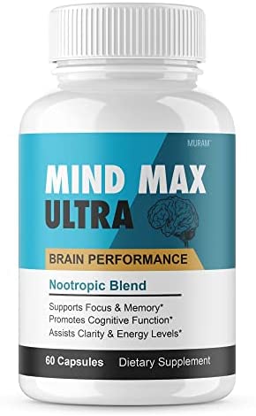 (1 Pack) Mind Max Ultra Pills, Original MindMax Ultra Capsules New General Formula, MindMaxUltra Pill, Optima, Supplement, Reviews, 1 Month Supply