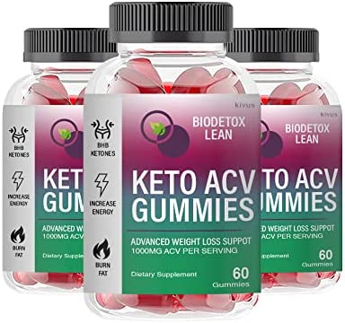 (3 Pack) Biodetox Keto - Biodetox Keto Lean ACV - Bio Detox Keto ACV Gummies (180 Count)