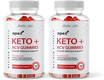 Apex Keto ACV Gummies, Apple Cider Vinegar Ketosis, New Strong Time Released Formula, 1500mg Once a Day, Ketogenic Support Supplement, Go Extra Shark Gummy, (2 Pack) 60 Day Supply Tank