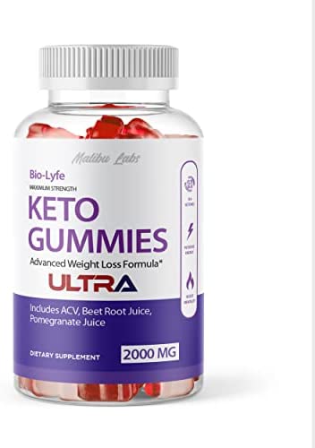 BioLyfe Ultra Keto, New Strongest Time Released Formula, 2000mg Once a Day, ACV Gummies, Apple Cider Vinegar Ketosis, Bio Lyfe Ketogenic Support Supplement, Shark Gummy (1 Pack) 30 Day Supply Tank