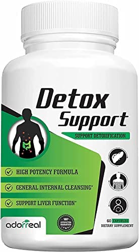 CROW Adorreal Herbal Body Detox Supplement Promote Full Body Detox Supports Weight Loss & Immunity Support - 60 Cap