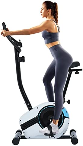 Elliptical Machines for Home Use, 8 Level Ultra Silent Magnetic Elliptical Training Machines, Elliptical Trainer Exercise Machine w/ 5KG Flywheel, LCD Monitor【Ship from USA Directly】