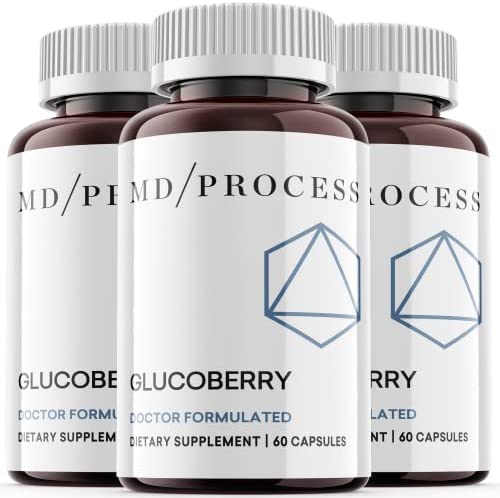 Glucoberry Supplement, Md Process Glucoberry Pills (3 Pack)