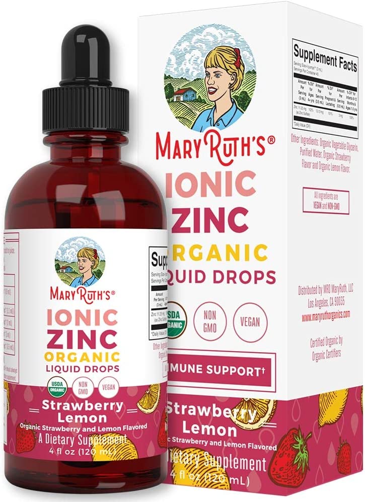 Zinc Supplements for Immune Support | Ionic Zinc for Kids & Adults | Liquid Zinc Supplement | 40 Day Supply | Zinc Sulfate | Skin Care Supplement | Vegan | Non-GMO | Gluten Free | 40 Servings