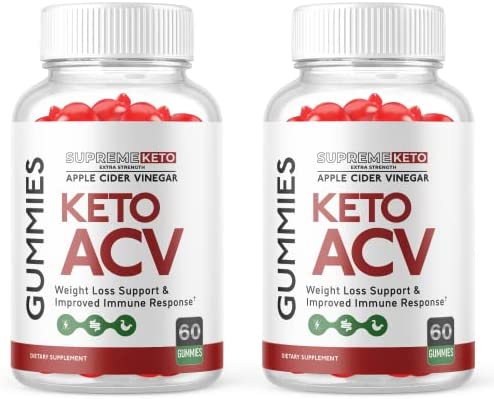 Ark Labs Supreme Keto ACV Gummies, Supreme Keto Gummies (2 Pack)