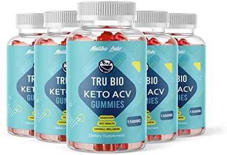 Tru Bio ACV Gummies, Apple Cider Vinegar Ketosis, New Strong Time Released Formula, 1500mg Once a day, Ketogenic Support Supplement Extra Shark Gummy True Bio, (5 Pack) 150 Day Supply Tank